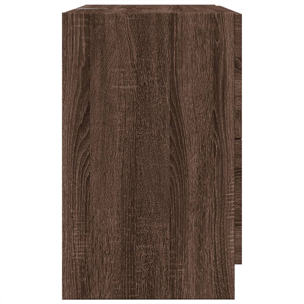 vidaXL Dulap de chiuvetă, stejar maro, 59x37x59 cm, lemn prelucrat vidaXL Dulap de chiuvetă, stejar maro, 59x37x59 cm, lemn prelucrat