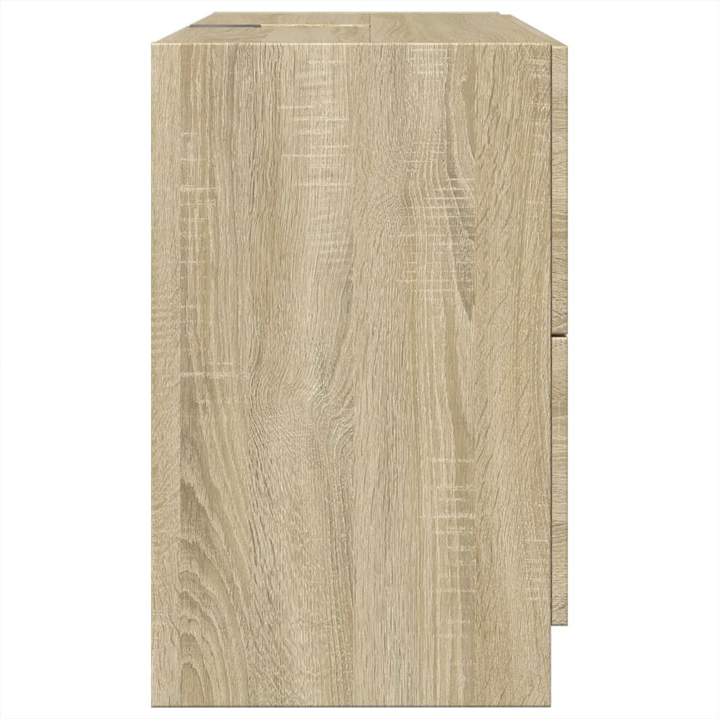 vidaXL Dulap de chiuvetă, stejar sonoma, 78x37x59 cm, lemn prelucrat vidaXL Dulap de chiuvetă, stejar sonoma, 78x37x59 cm, lemn prelucrat