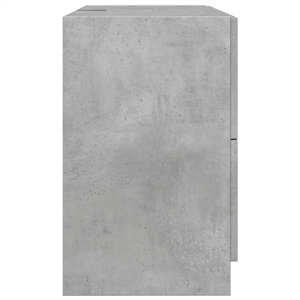 vidaXL Dulap de chiuvetă, gri beton, 78x37x59 cm, lemn prelucrat vidaXL Dulap de chiuvetă, gri beton, 78x37x59 cm, lemn prelucrat