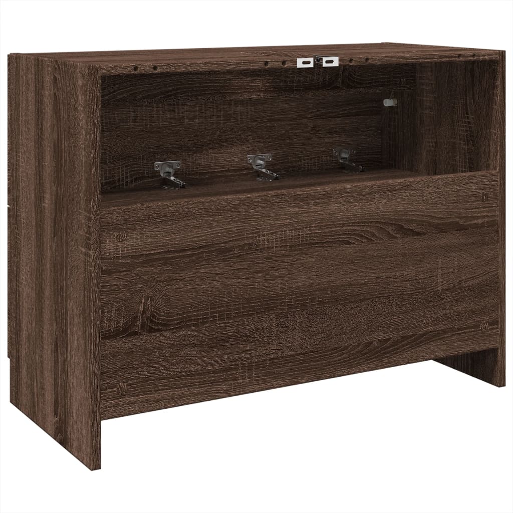 vidaXL Dulap de chiuvetă, stejar maro, 78x37x59 cm, lemn prelucrat vidaXL Dulap de chiuvetă, stejar maro, 78x37x59 cm, lemn prelucrat