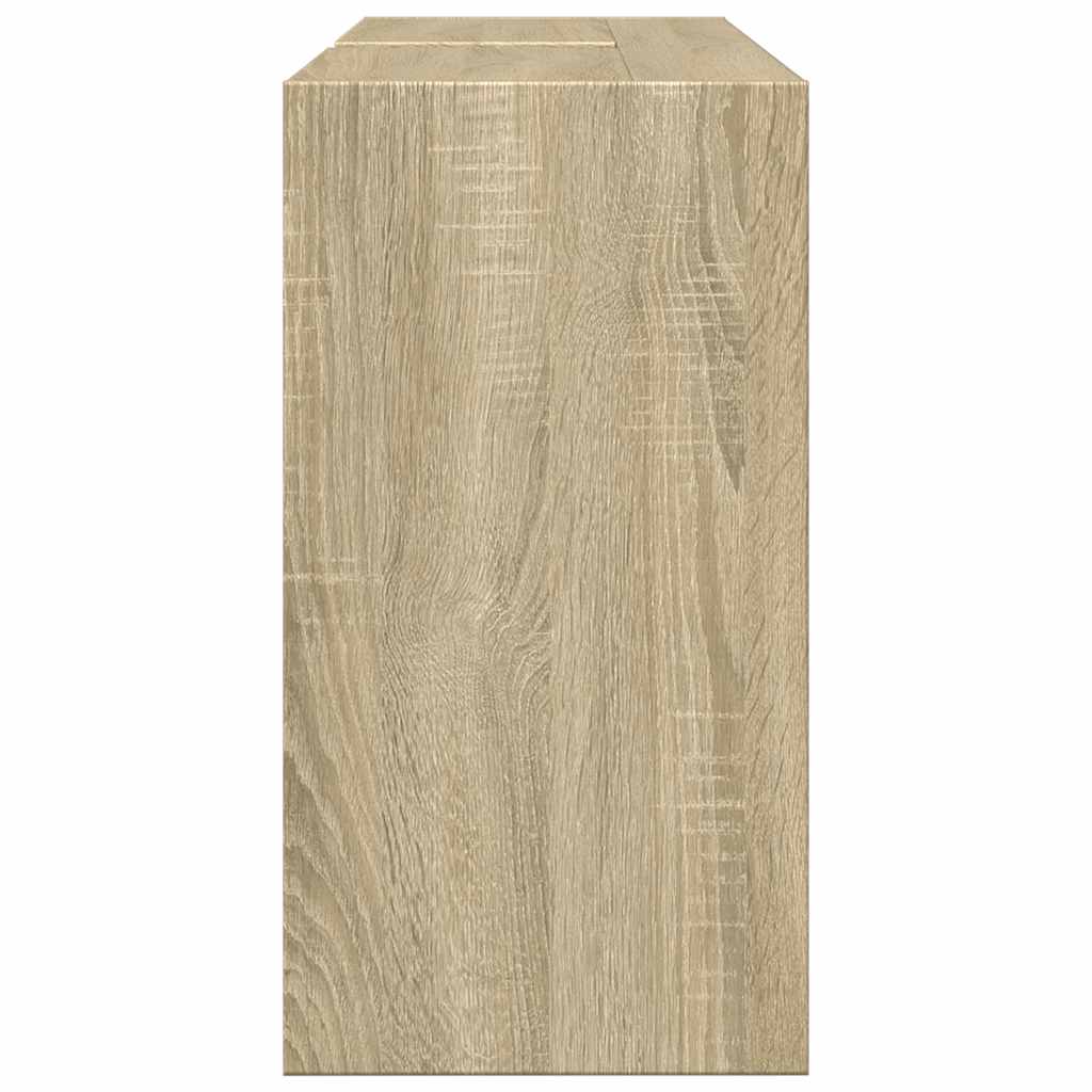 vidaXL Dulap de chiuvetă, stejar sonoma, 90x29x55 cm, lemn prelucrat vidaXL Dulap de chiuvetă, stejar sonoma, 90x29x55 cm, lemn prelucrat