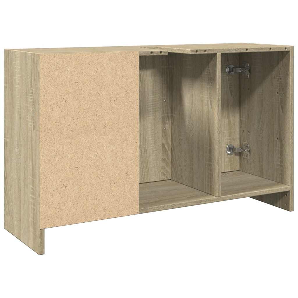 vidaXL Dulap de chiuvetă, stejar sonoma, 90x29x55 cm, lemn prelucrat vidaXL Dulap de chiuvetă, stejar sonoma, 90x29x55 cm, lemn prelucrat