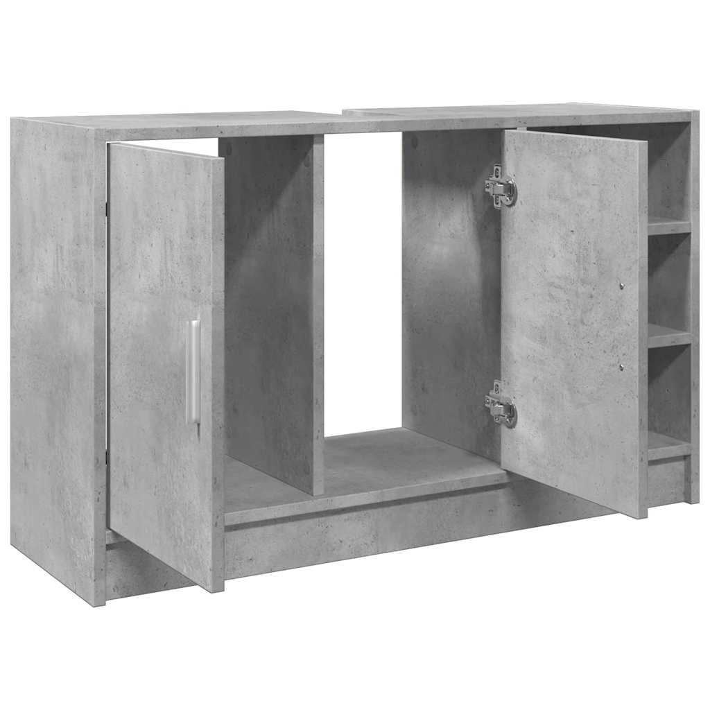 vidaXL Dulap de chiuvetă, gri beton, 90x29x55 cm, lemn prelucrat vidaXL Dulap de chiuvetă, gri beton, 90x29x55 cm, lemn prelucrat