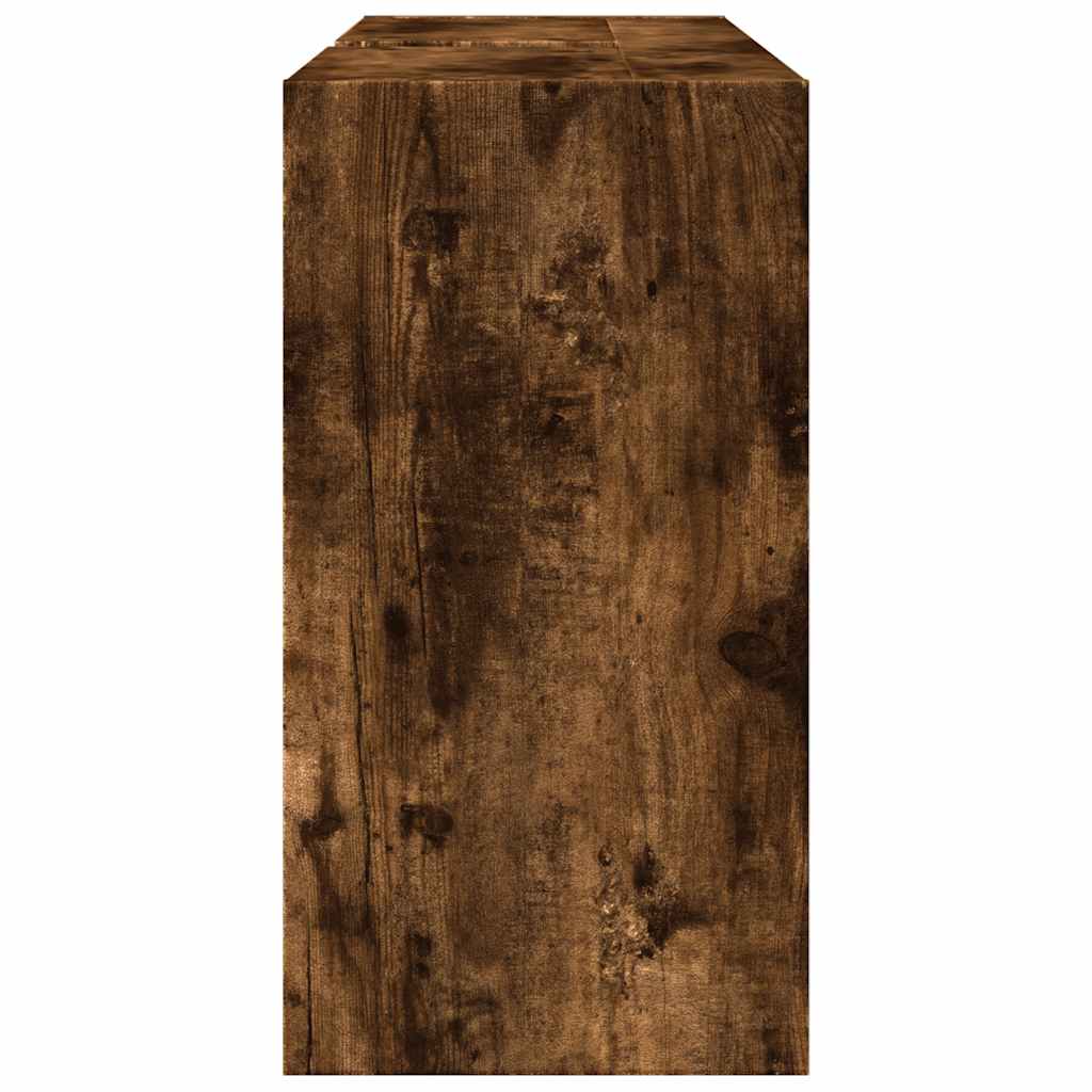 vidaXL Dulap de chiuvetă, stejar fumuriu, 90x29x55 cm, lemn prelucrat vidaXL Dulap de chiuvetă, stejar fumuriu, 90x29x55 cm, lemn prelucrat