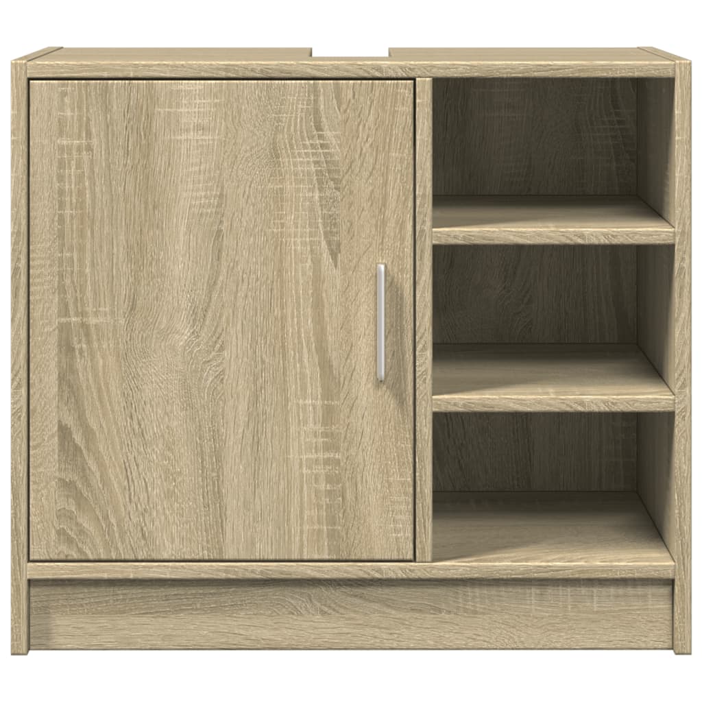 vidaXL Dulap de chiuvetă, stejar sonoma, 63x29x55cm, lemn prelucrat vidaXL Dulap de chiuvetă, stejar sonoma, 63x29x55cm, lemn prelucrat