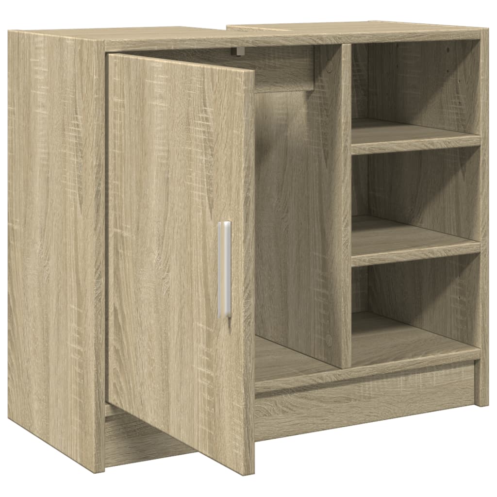 vidaXL Dulap de chiuvetă, stejar sonoma, 63x29x55cm, lemn prelucrat vidaXL Dulap de chiuvetă, stejar sonoma, 63x29x55cm, lemn prelucrat