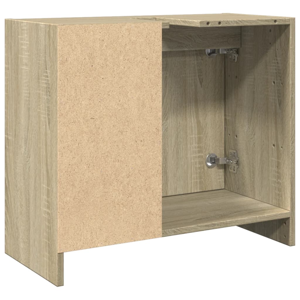 vidaXL Dulap de chiuvetă, stejar sonoma, 63x29x55cm, lemn prelucrat vidaXL Dulap de chiuvetă, stejar sonoma, 63x29x55cm, lemn prelucrat