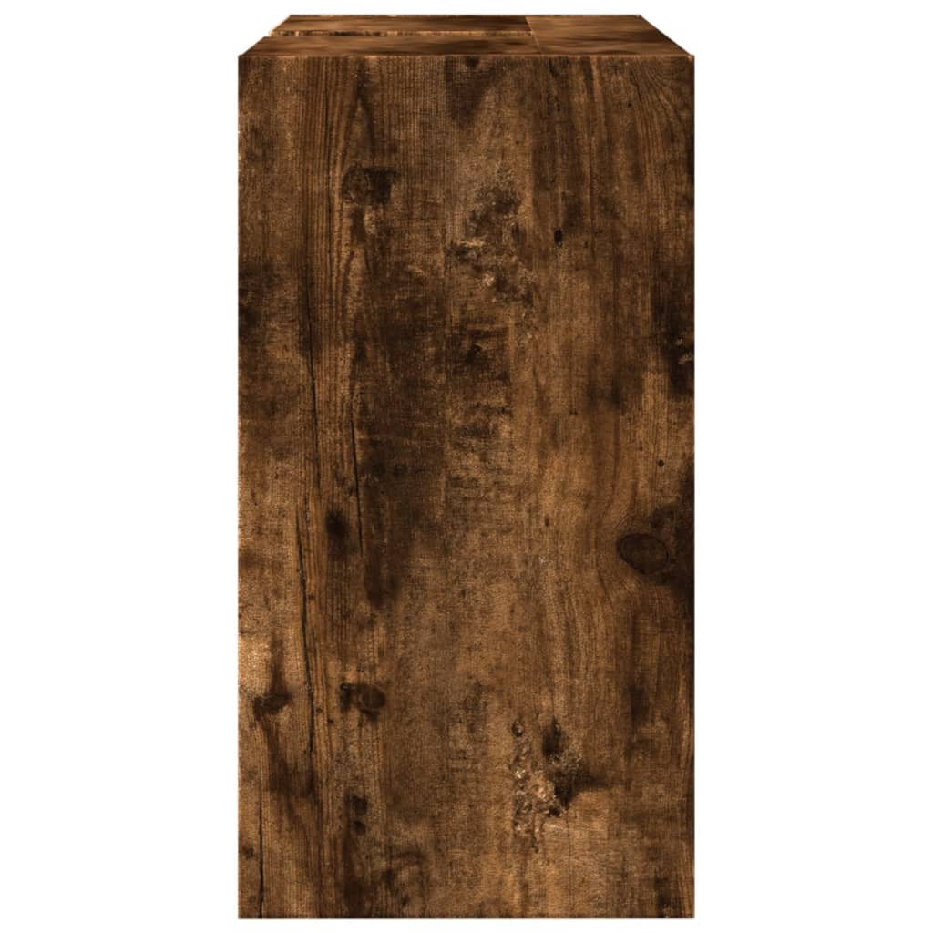 vidaXL Dulap de chiuvetă, stejar fumuriu, 63x29x55 cm, lemn prelucrat vidaXL Dulap de chiuvetă, stejar fumuriu, 63x29x55 cm, lemn prelucrat