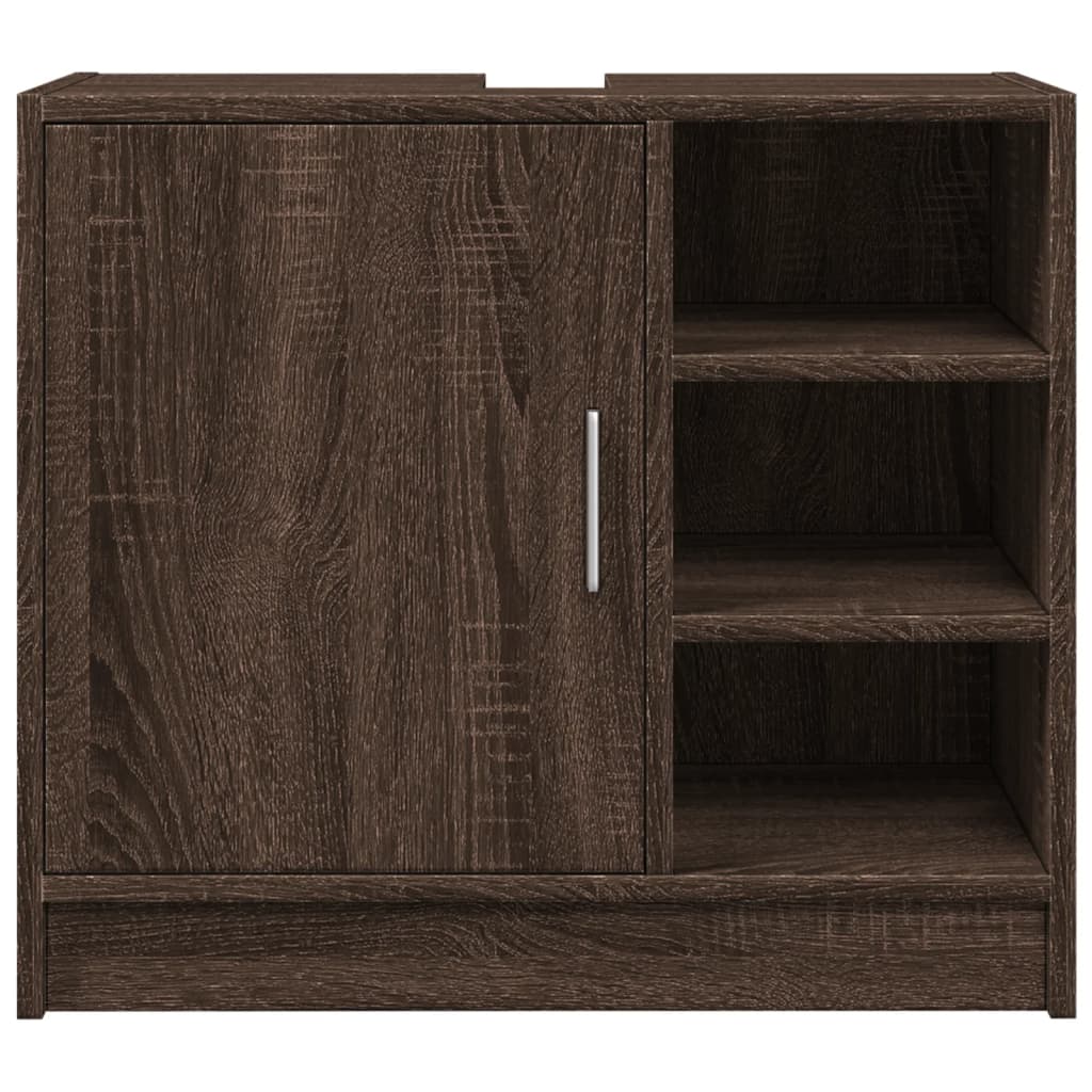 vidaXL Dulap de chiuvetă, stejar maro, 63x29x55 cm, lemn prelucrat vidaXL Dulap de chiuvetă, stejar maro, 63x29x55 cm, lemn prelucrat
