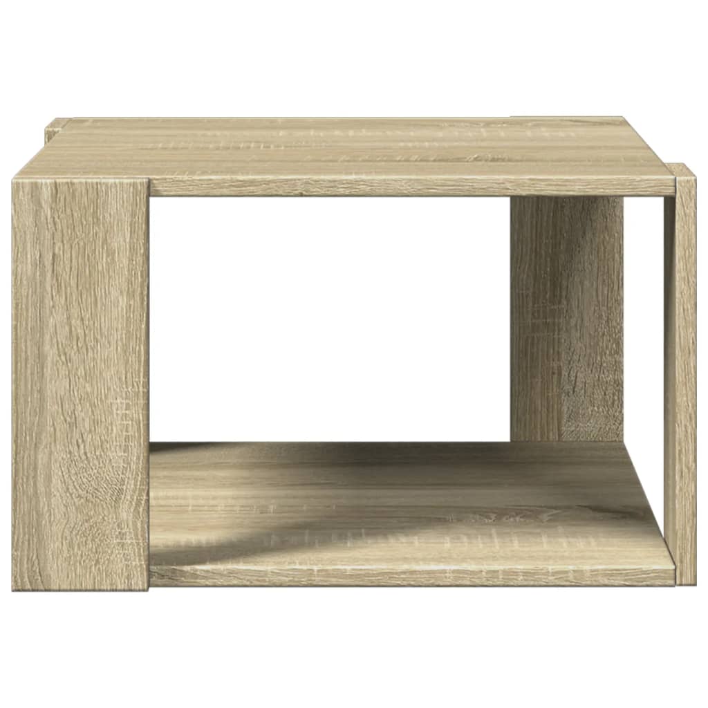 vidaXL Măsuță de cafea, stejar sonoma, 51,5x51,5x30 cm lemn prelucrat vidaXL Măsuță de cafea, stejar sonoma, 51,5x51,5x30 cm lemn prelucrat
