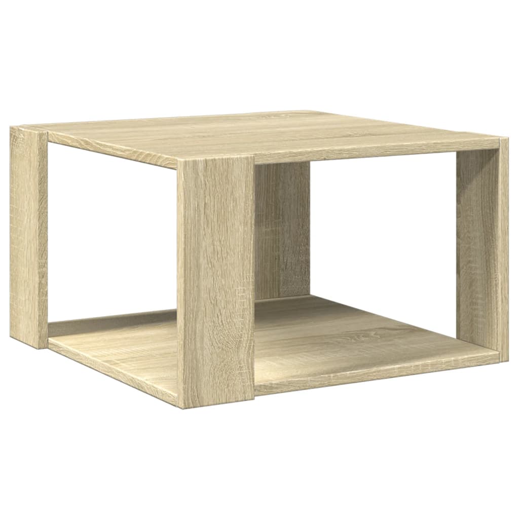 vidaXL Măsuță de cafea, stejar sonoma, 51,5x51,5x30 cm lemn prelucrat vidaXL Măsuță de cafea, stejar sonoma, 51,5x51,5x30 cm lemn prelucrat