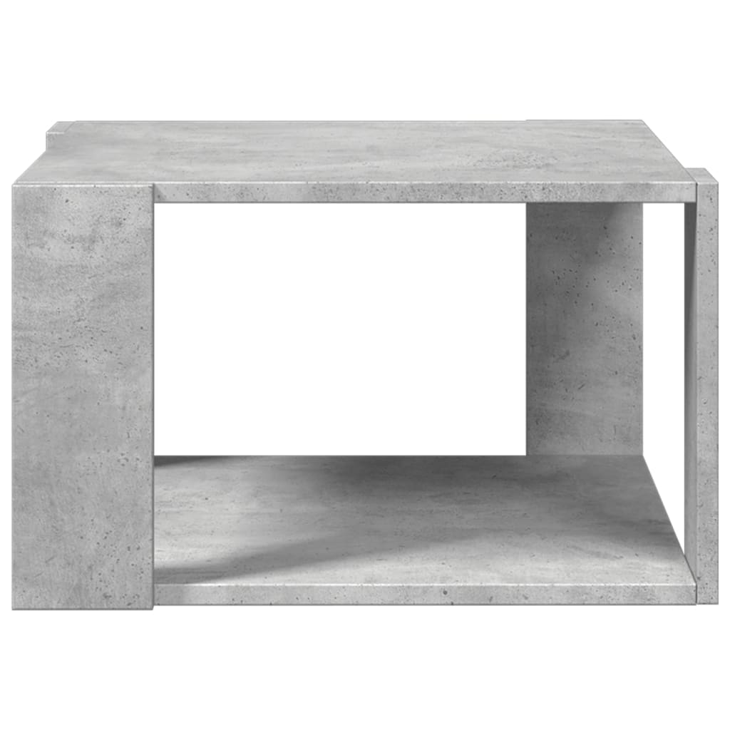 vidaXL Măsuță de cafea, gri beton, 51,5x51,5x30 cm, lemn prelucrat
