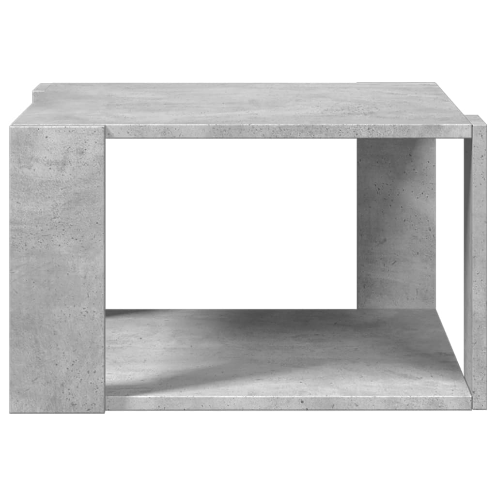 vidaXL Măsuță de cafea, gri beton, 51,5x51,5x30 cm, lemn prelucrat