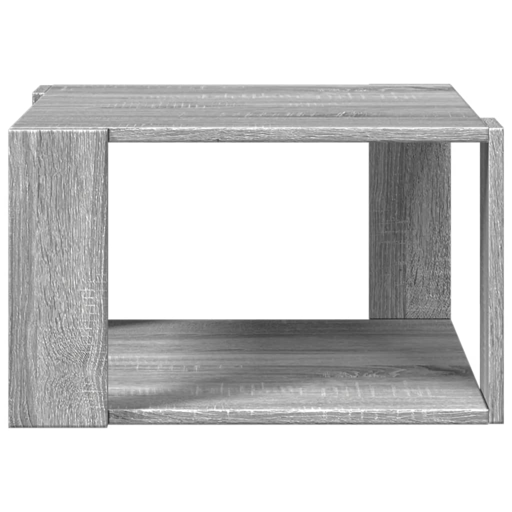 vidaXL Măsuță de cafea, gri sonoma, 51,5x51,5x30 cm, lemn prelucrat
