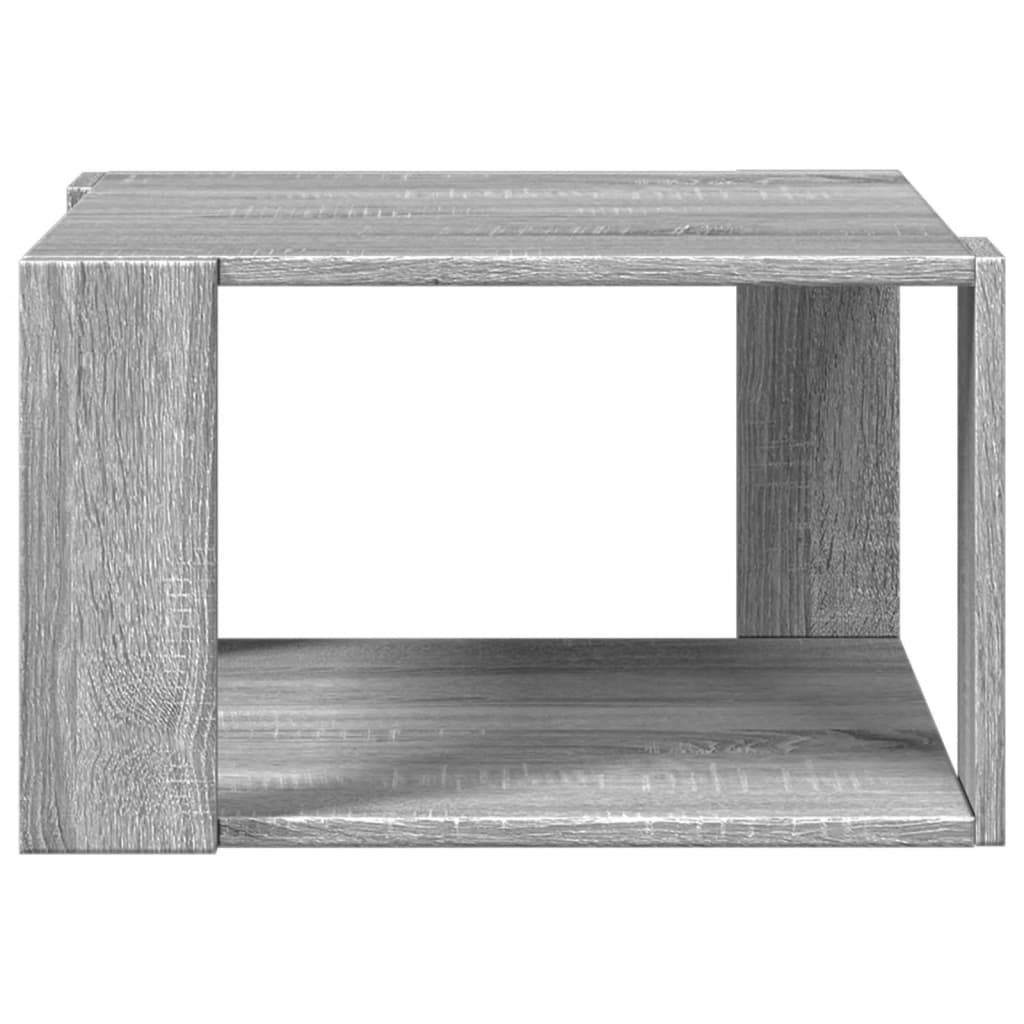 vidaXL Măsuță de cafea, gri sonoma, 51,5x51,5x30 cm, lemn prelucrat