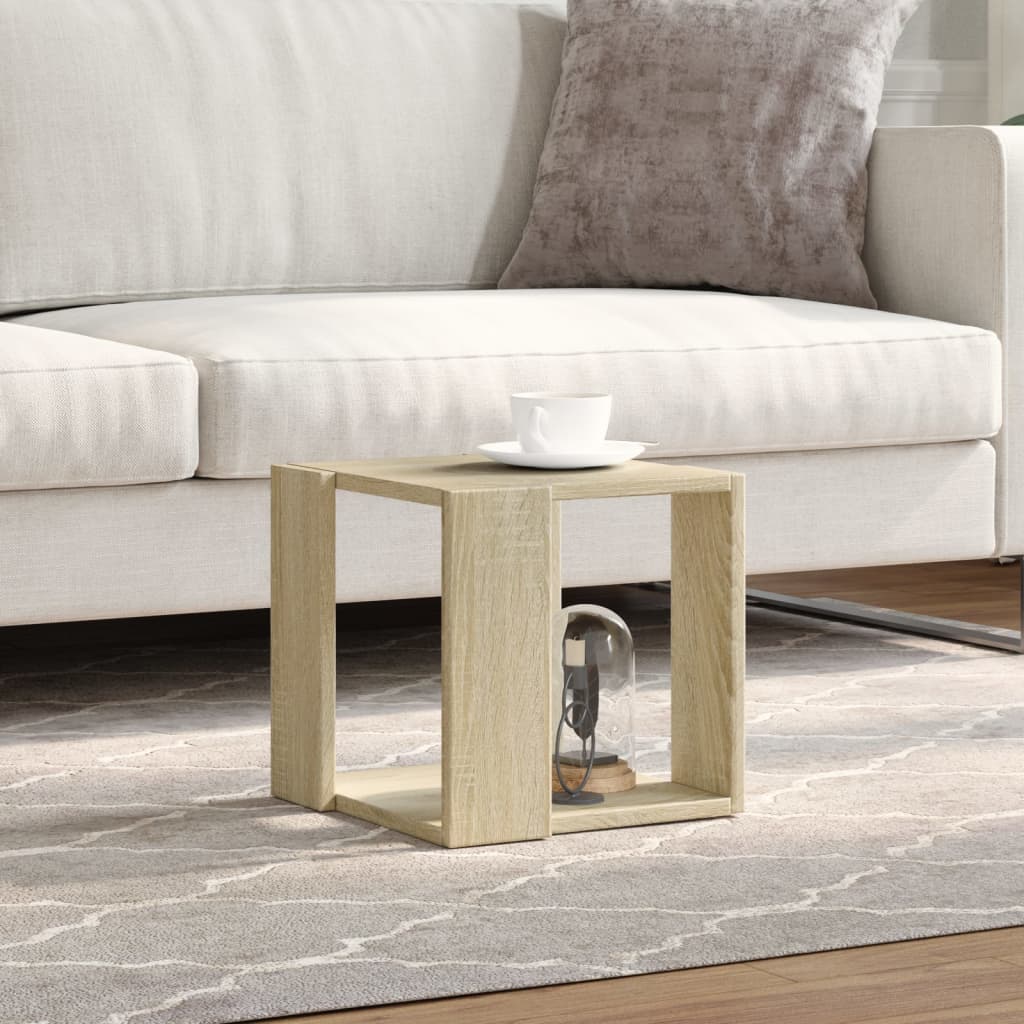 vidaXL Măsuță de cafea, stejar sonoma, 32x32x30 cm, lemn prelucrat vidaXL Măsuță de cafea, stejar sonoma, 32x32x30 cm, lemn prelucrat