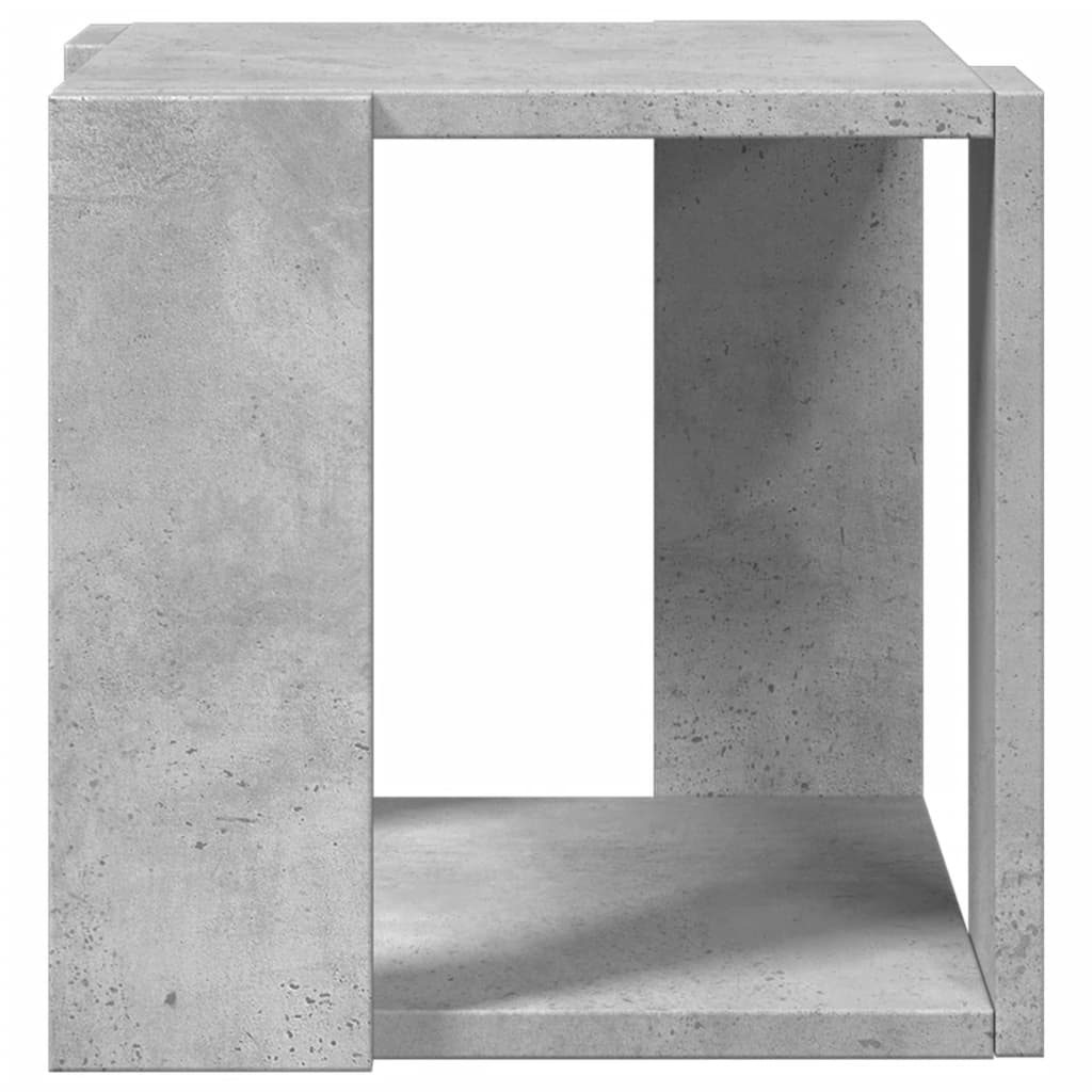 vidaXL Măsuță de cafea, gri beton, 32x32x30 cm, lemn prelucrat vidaXL Măsuță de cafea, gri beton, 32x32x30 cm, lemn prelucrat