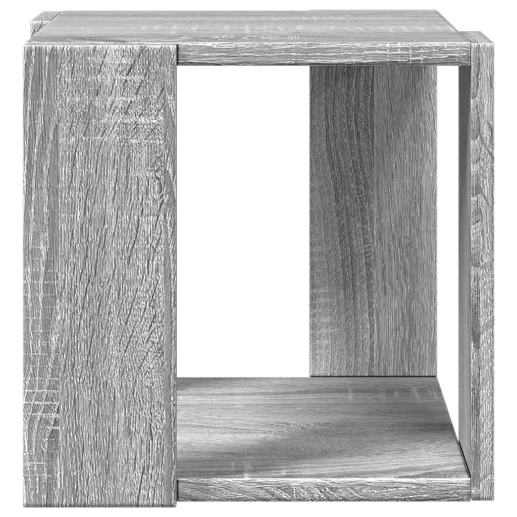 vidaXL Măsuță de cafea, gri sonoma, 32x32x30 cm, lemn prelucrat
