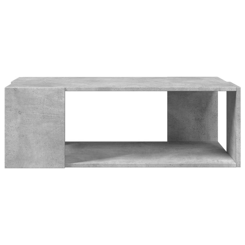 vidaXL Masă de cafea, gri beton, 89,5x48x30 cm, lemn compozit