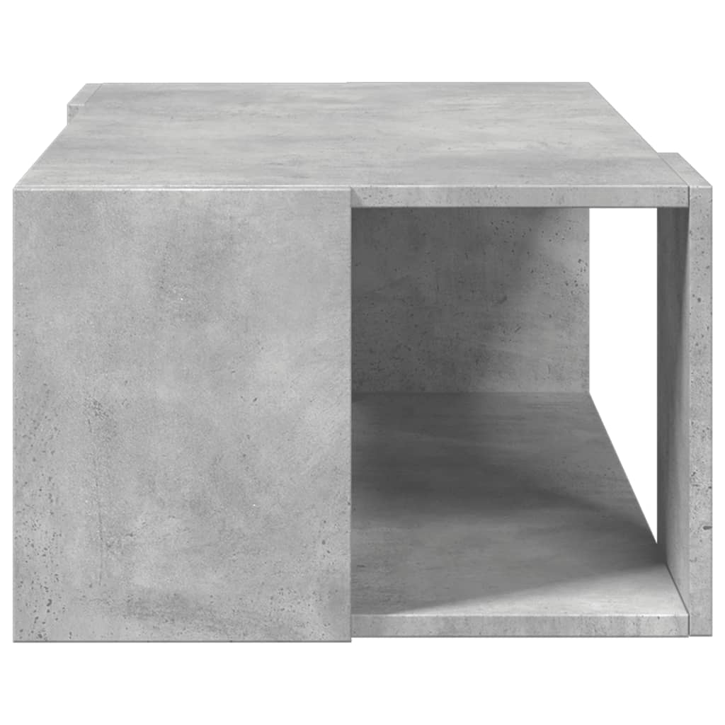 vidaXL Masă de cafea, gri beton, 89,5x48x30 cm, lemn compozit