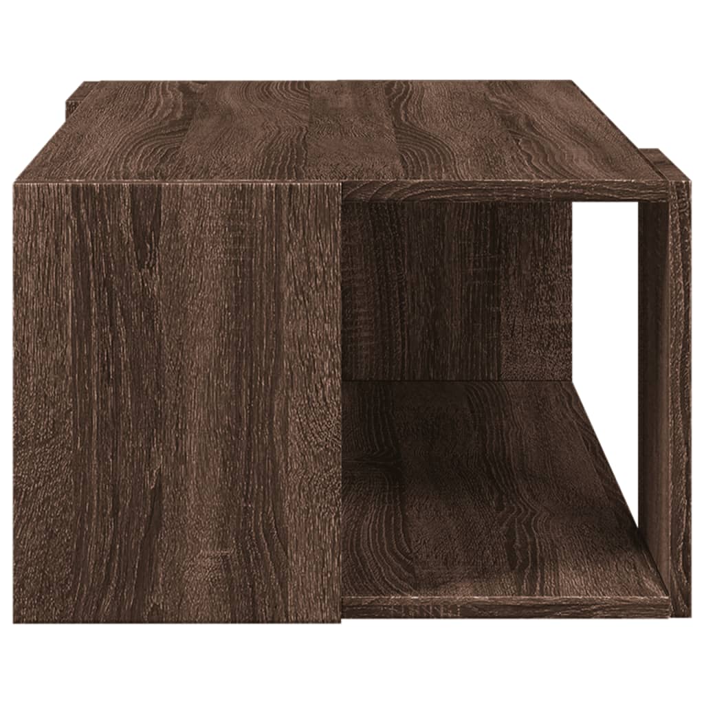 vidaXL Masă de cafea, stejar maro, 89,5x48x30 cm, lemn prelucrat