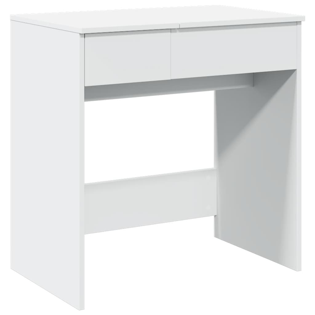 vidaXL Masă de toaletă cu oglindă, alb, 73x46,5x120 cm vidaXL Masă de toaletă cu oglindă, alb, 73x46,5x120 cm