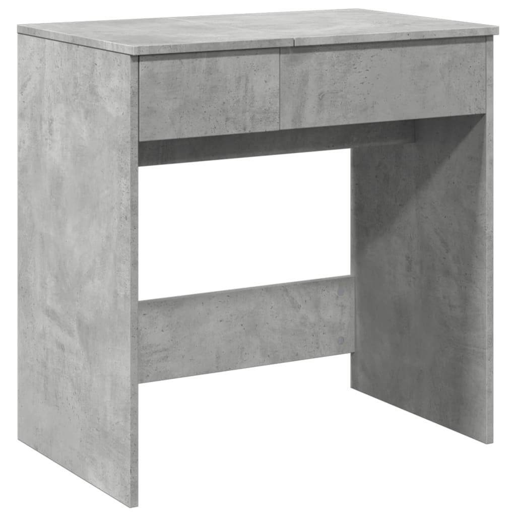 vidaXL Masă de toaletă cu oglindă, gri beton, 73x46,5x120 cm vidaXL Masă de toaletă cu oglindă, gri beton, 73x46,5x120 cm