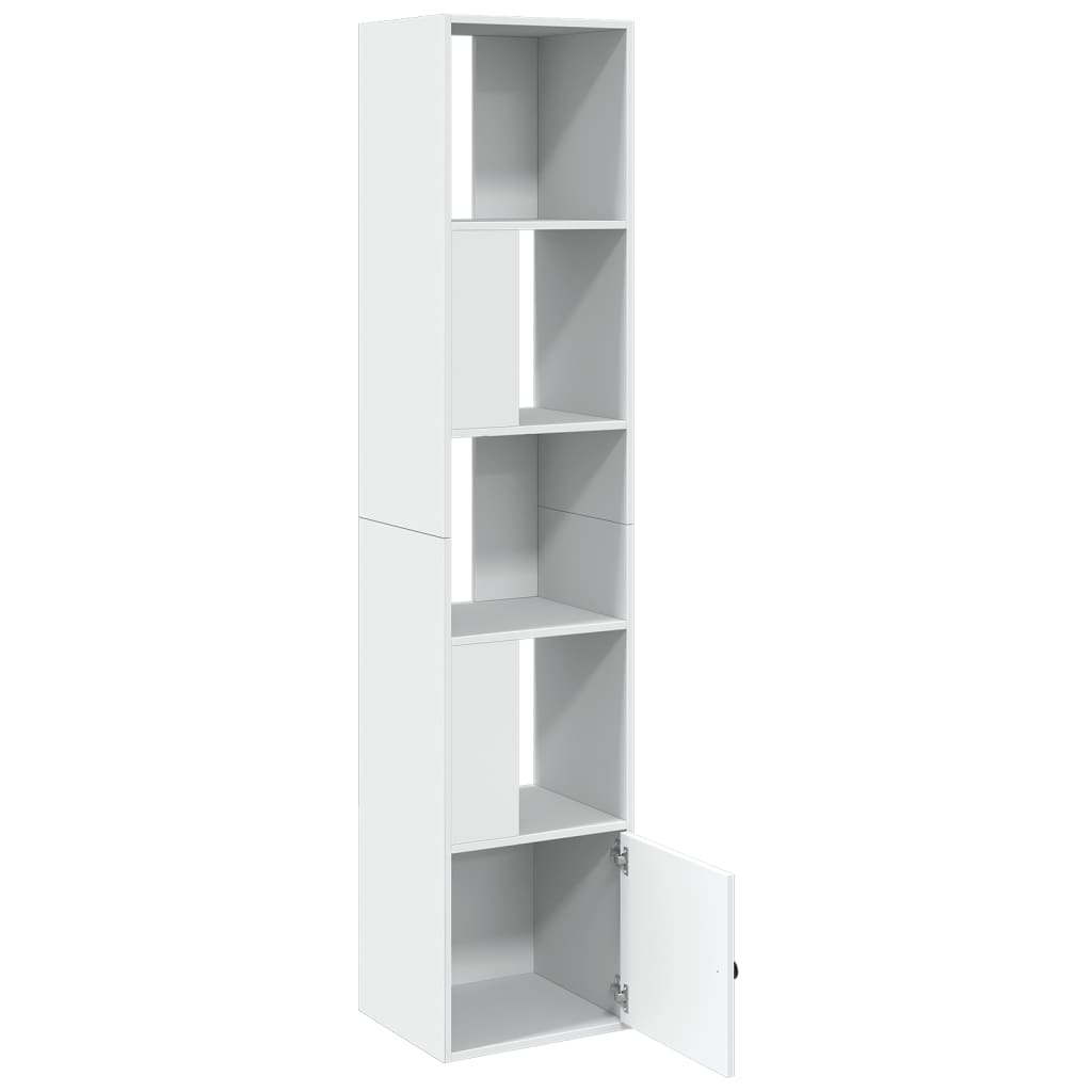 vidaXL Bibliotecă, alb, 40x36x189 cm, lemn prelucrat vidaXL Bibliotecă, alb, 40x36x189 cm, lemn prelucrat