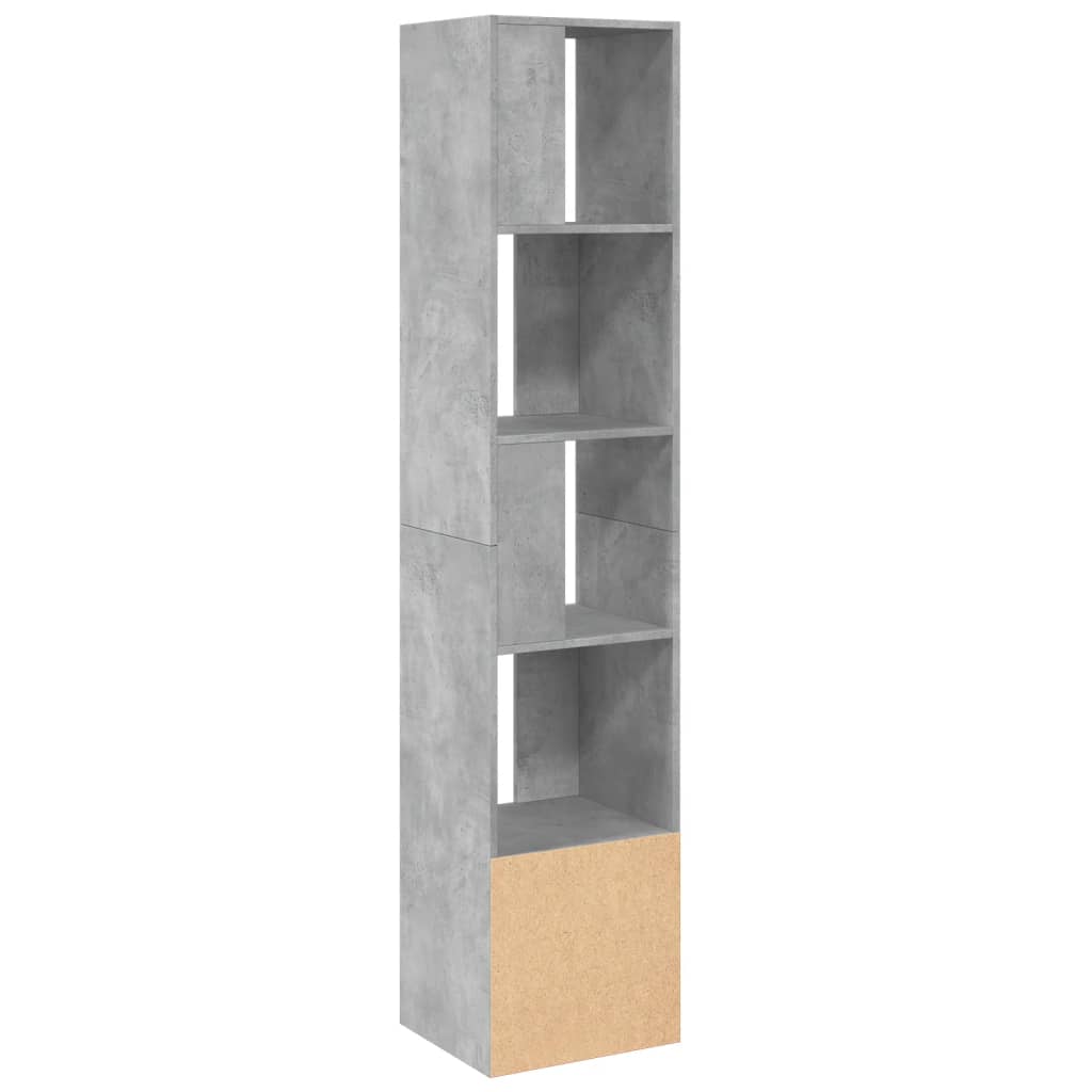 vidaXL Bibliotecă, gri beton, 40x36x189 cm, lemn compozit vidaXL Bibliotecă, gri beton, 40x36x189 cm, lemn compozit