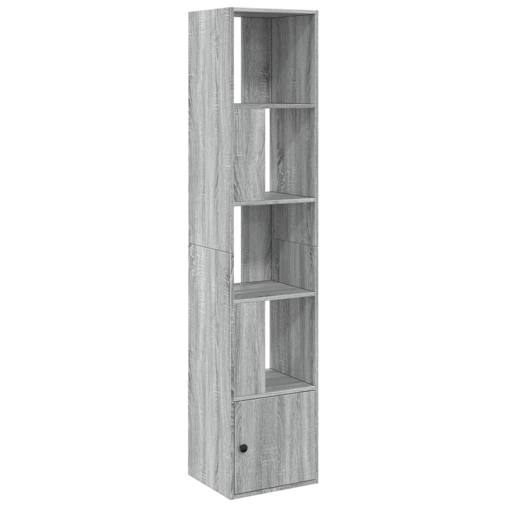 vidaXL Bibliotecă, gri sonoma, 40x36x189 cm, lemn prelucrat vidaXL Bibliotecă, gri sonoma, 40x36x189 cm, lemn prelucrat