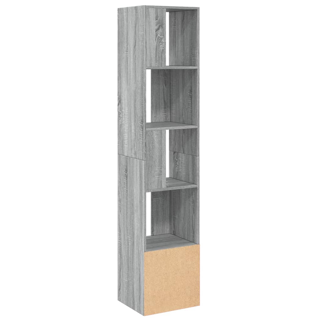 vidaXL Bibliotecă, gri sonoma, 40x36x189 cm, lemn prelucrat vidaXL Bibliotecă, gri sonoma, 40x36x189 cm, lemn prelucrat