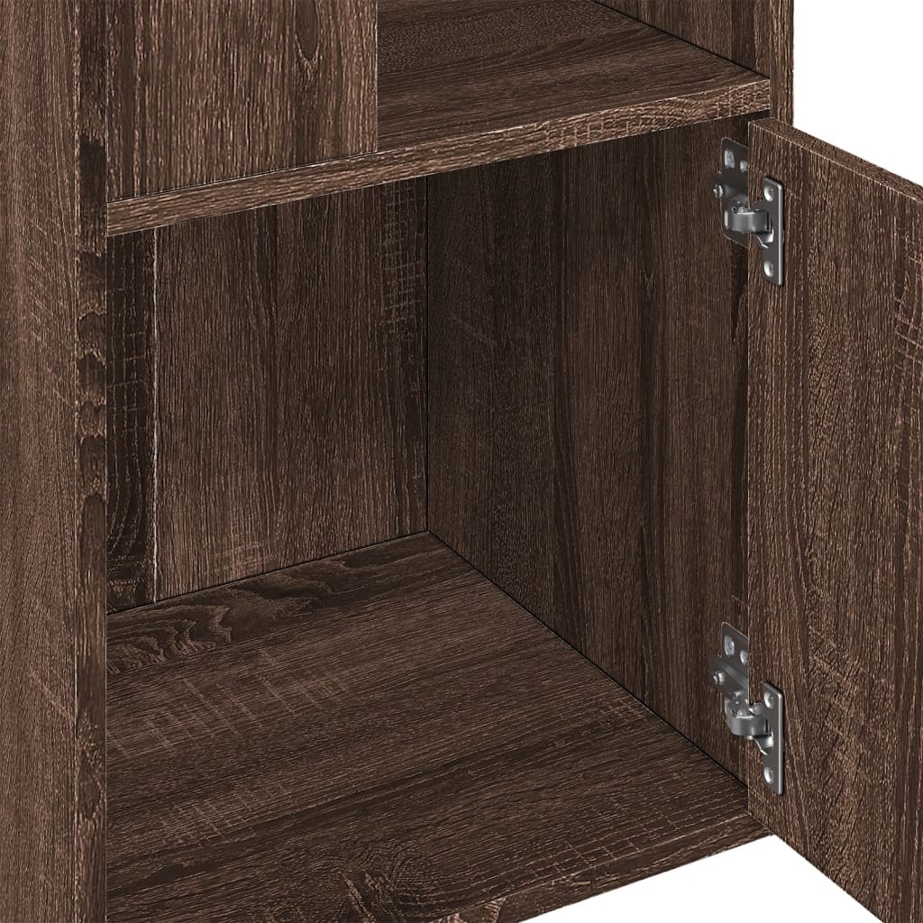 vidaXL Bibliotecă, stejar maro, 40x36x189 cm, lemn prelucrat vidaXL Bibliotecă, stejar maro, 40x36x189 cm, lemn prelucrat