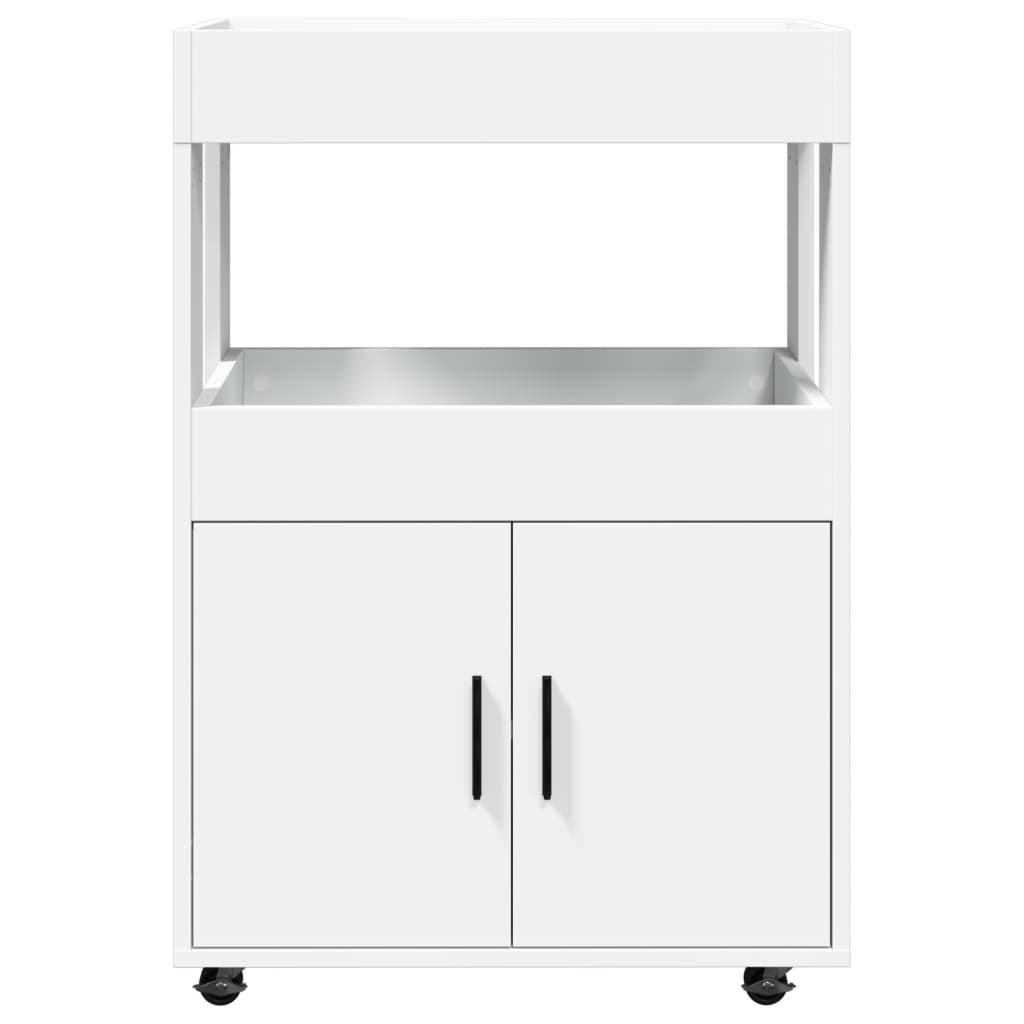 vidaXL Cărucior de bar, alb, 60x39,5x89 cm, lemn prelucrat vidaXL Cărucior de bar, alb, 60x39,5x89 cm, lemn prelucrat