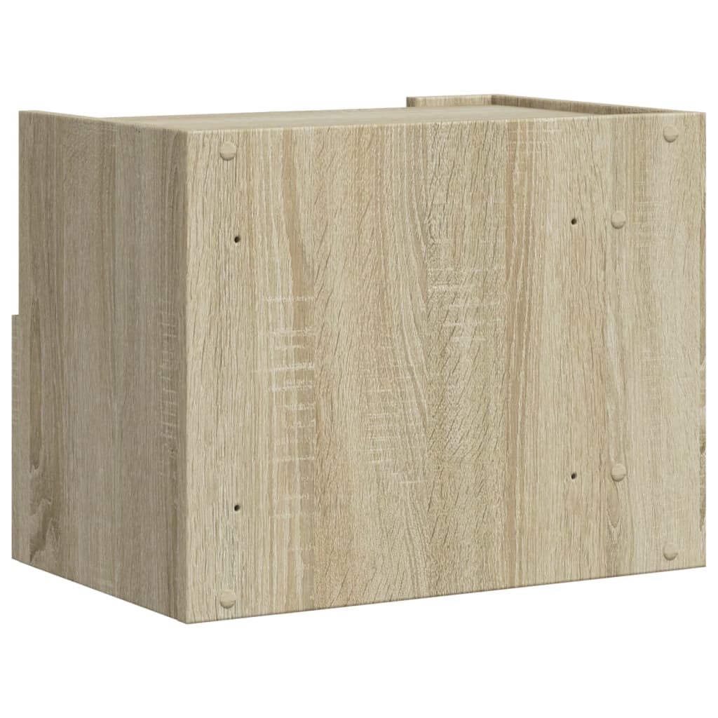 vidaXL Noptieră de perete, stejar sonoma, 45x30x35 cm vidaXL Noptieră de perete, stejar sonoma, 45x30x35 cm