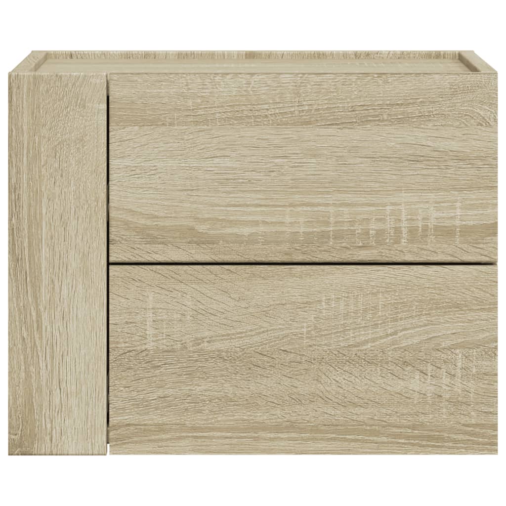 vidaXL Noptieră de perete, stejar sonoma, 45x30x35 cm vidaXL Noptieră de perete, stejar sonoma, 45x30x35 cm