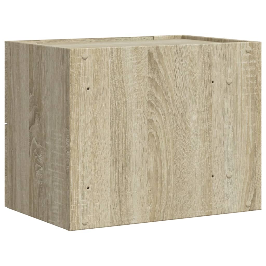 vidaXL Noptieră de perete, stejar sonoma, 45x30x35 cm vidaXL Noptieră de perete, stejar sonoma, 45x30x35 cm