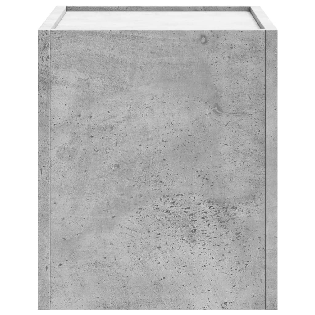vidaXL Noptieră de perete, gri beton, 45x30x35 cm vidaXL Noptieră de perete, gri beton, 45x30x35 cm