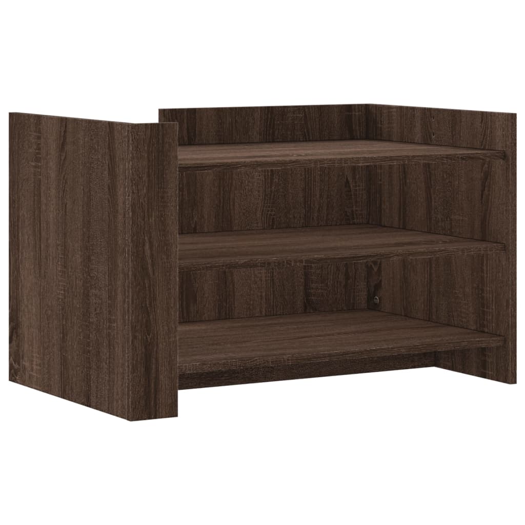 vidaXL Măsuță de cafea, stejar maro, 80x50x50 cm, lemn prelucrat vidaXL Măsuță de cafea, stejar maro, 80x50x50 cm, lemn prelucrat