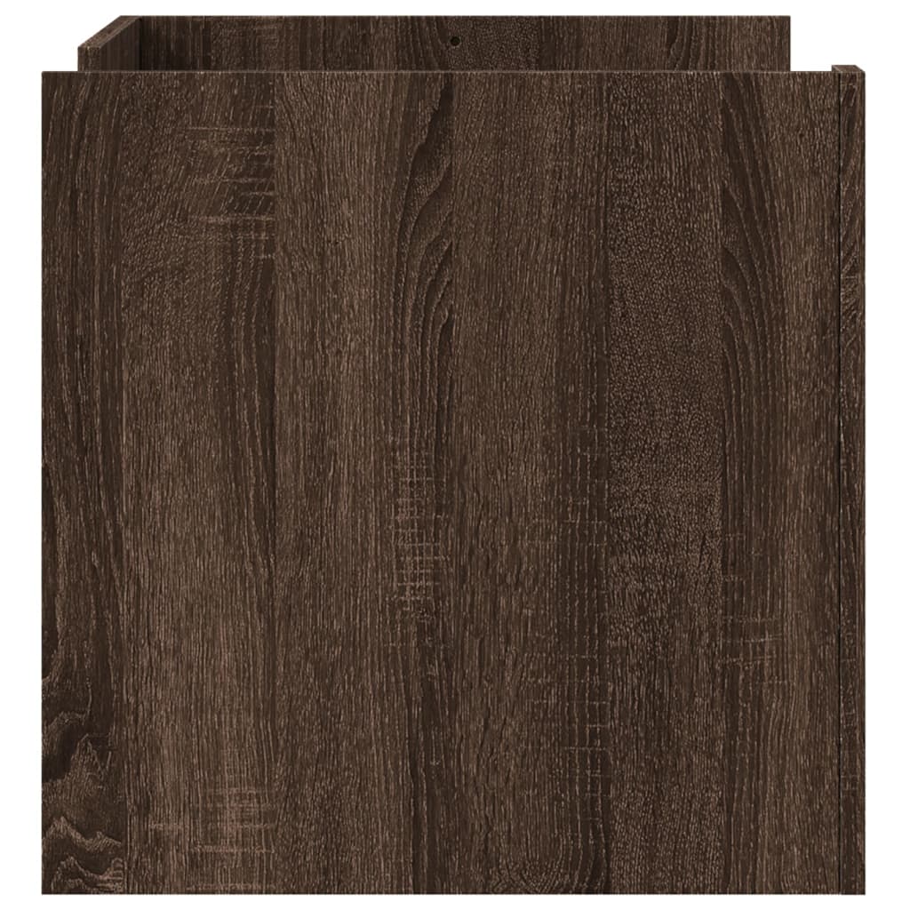 vidaXL Măsuță de cafea, stejar maro, 80x50x50 cm, lemn prelucrat vidaXL Măsuță de cafea, stejar maro, 80x50x50 cm, lemn prelucrat