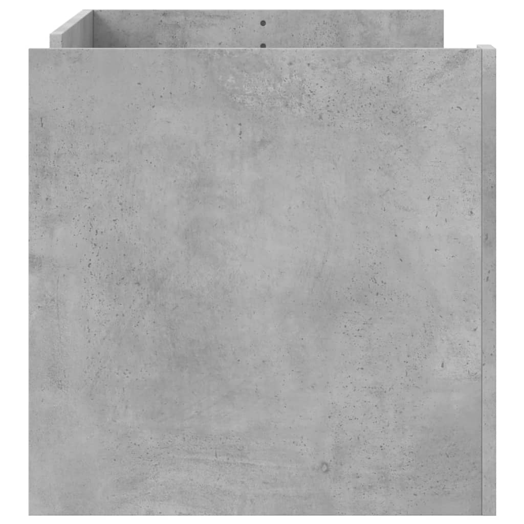 vidaXL Măsuță de cafea, gri beton, 100x50x50 cm, lemn prelucrat vidaXL Măsuță de cafea, gri beton, 100x50x50 cm, lemn prelucrat
