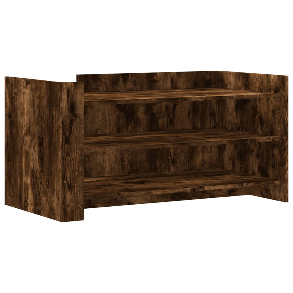 vidaXL Măsuță de cafea, stejar fumuriu, 100x50x50 cm, lemn prelucrat vidaXL Măsuță de cafea, stejar fumuriu, 100x50x50 cm, lemn prelucrat