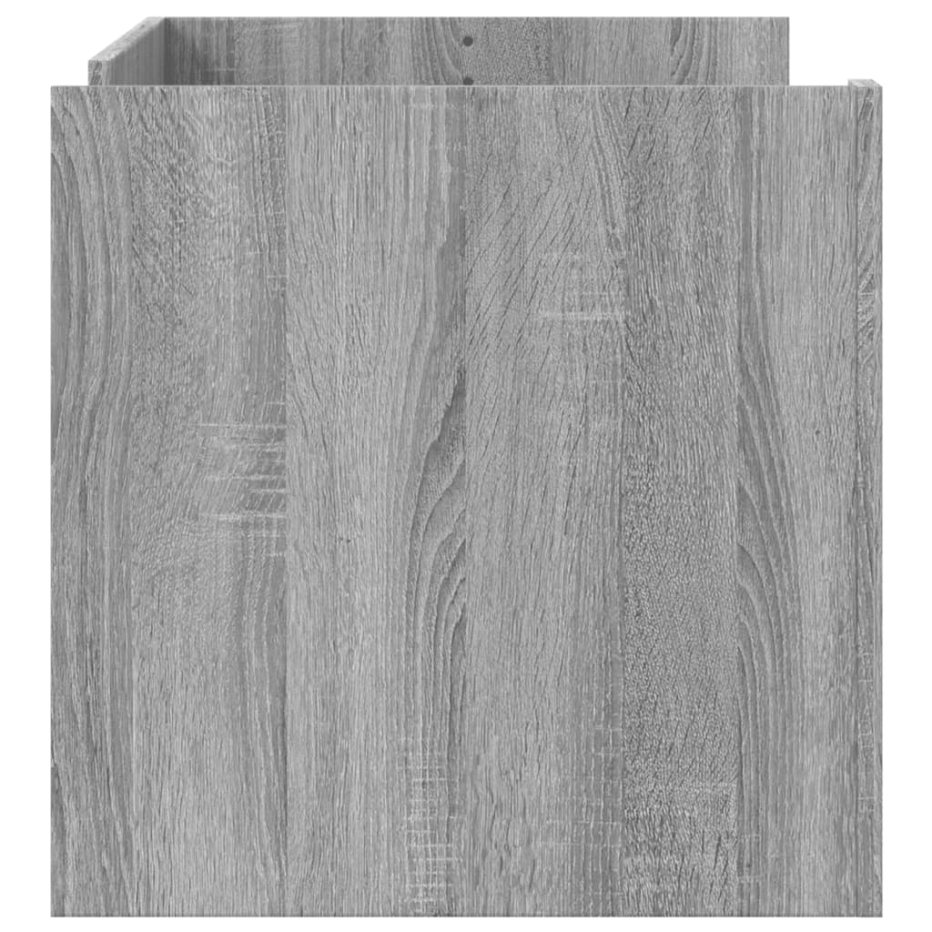 vidaXL Măsuță de cafea gri sonoma 100x50x50 cm lemn prelucrat