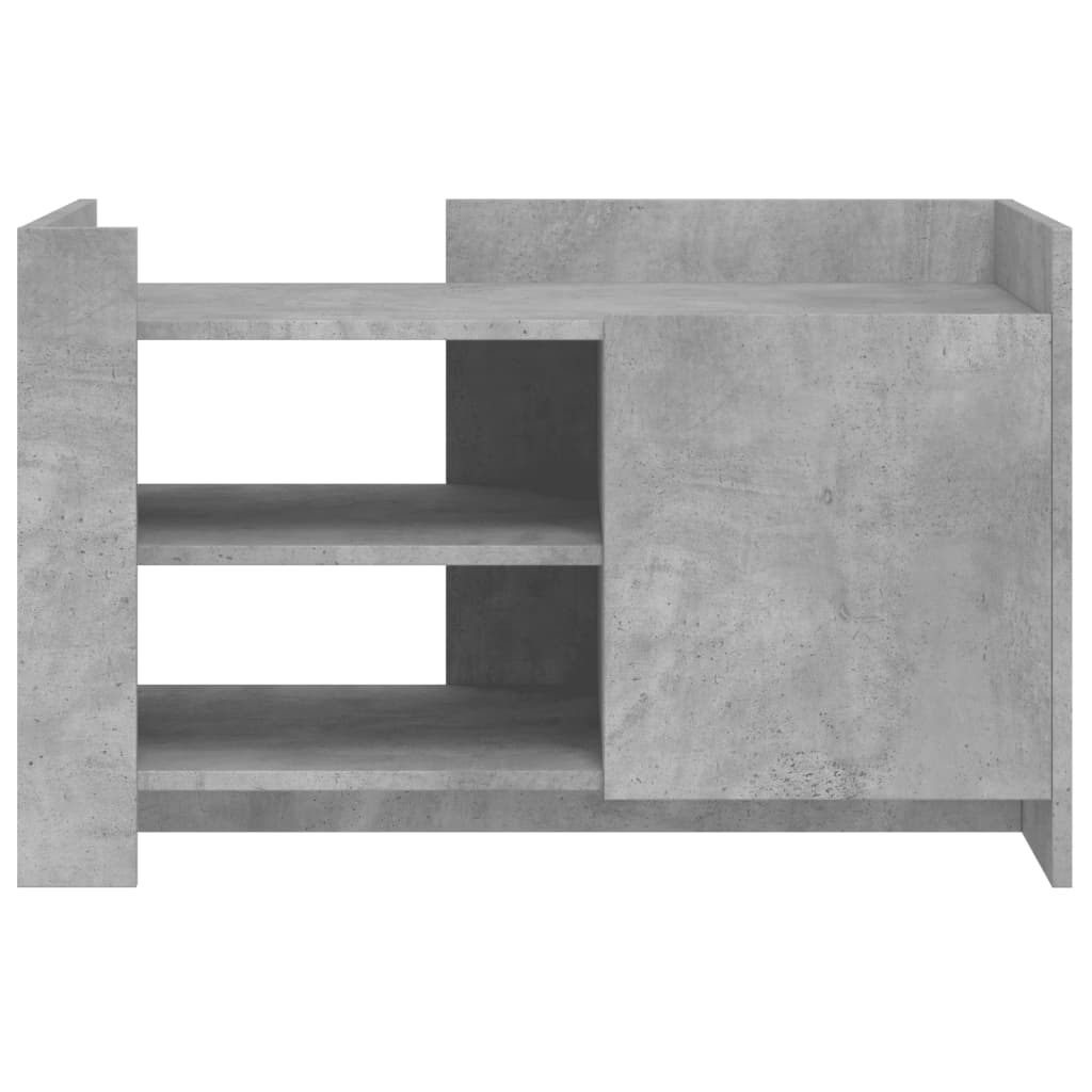 vidaXL Măsuță de cafea, gri beton, 80x50x50 cm, lemn prelucrat vidaXL Măsuță de cafea, gri beton, 80x50x50 cm, lemn prelucrat