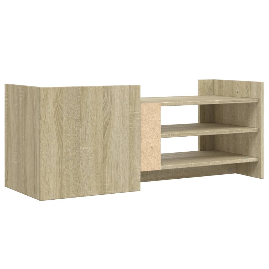 vidaXL Comodă TV, stejar sonoma, 100x35x40 cm, lemn prelucrat vidaXL Comodă TV, stejar sonoma, 100x35x40 cm, lemn prelucrat