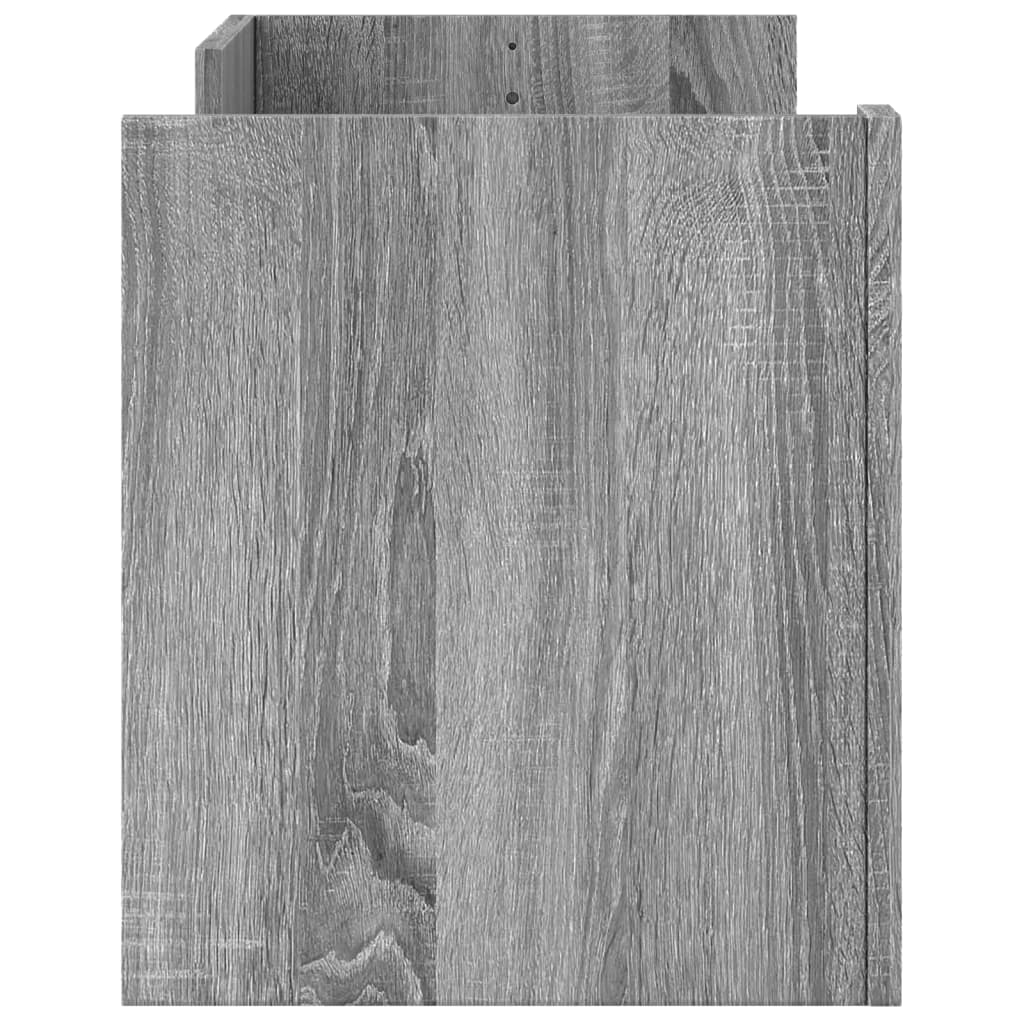 vidaXL Comodă TV, gri sonoma, 100x35x40 cm, lemn prelucrat vidaXL Comodă TV, gri sonoma, 100x35x40 cm, lemn prelucrat