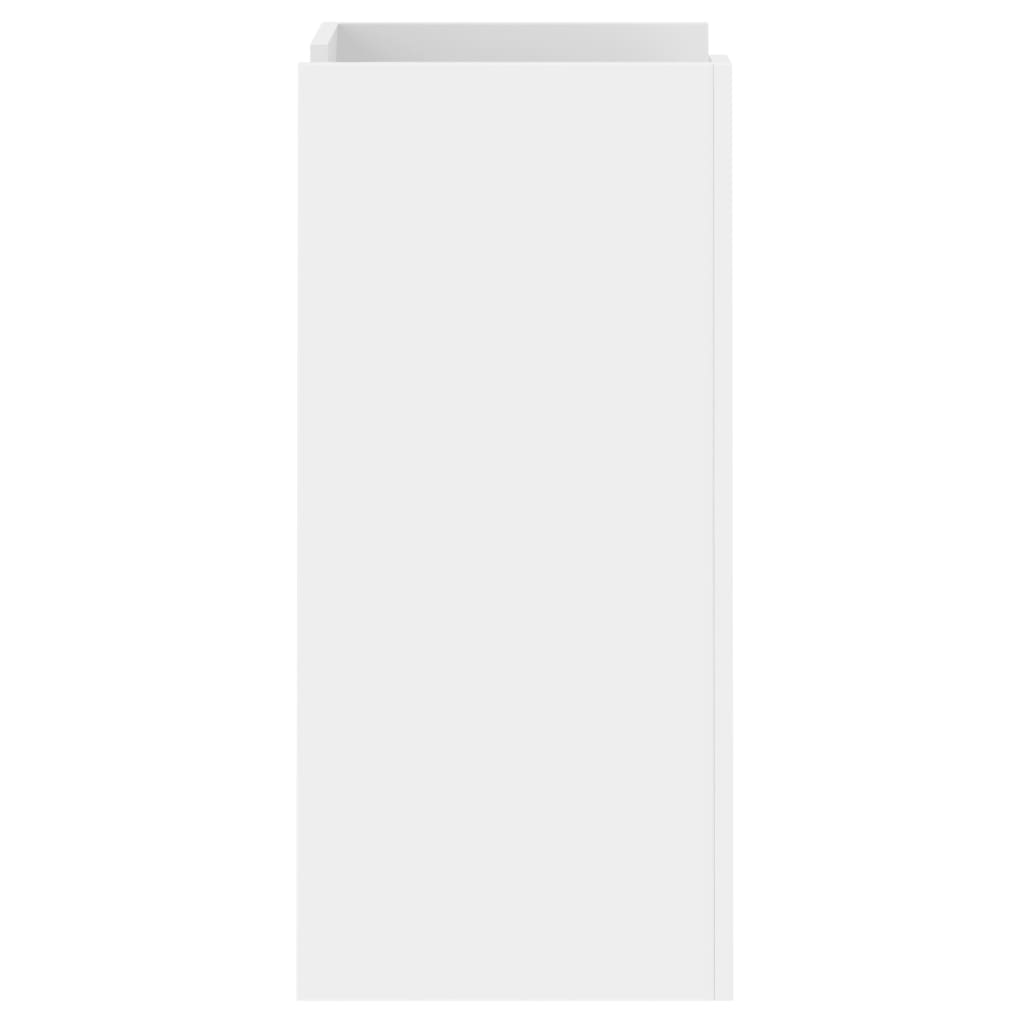 vidaXL Dulap, alb, 45x35x75 cm, lemn prelucrat