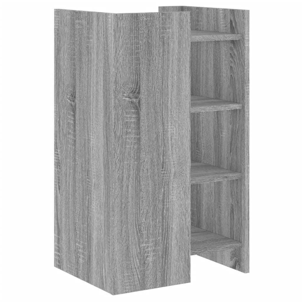 vidaXL Dulap, sonoma gri, 45x35x75 cm, lemn prelucrat