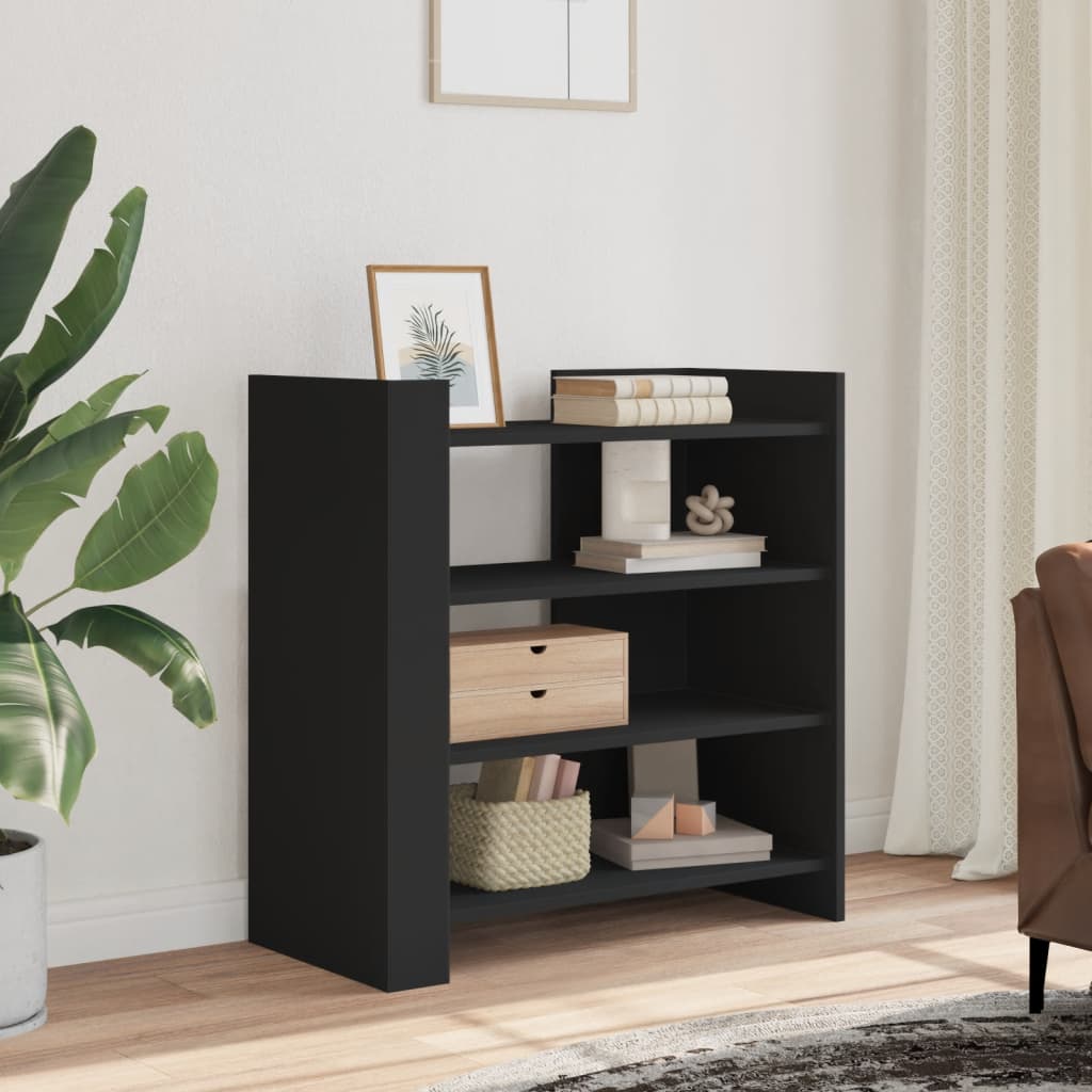 vidaXL Dulap, negru, 73,5x35x75 cm, lemn prelucrat