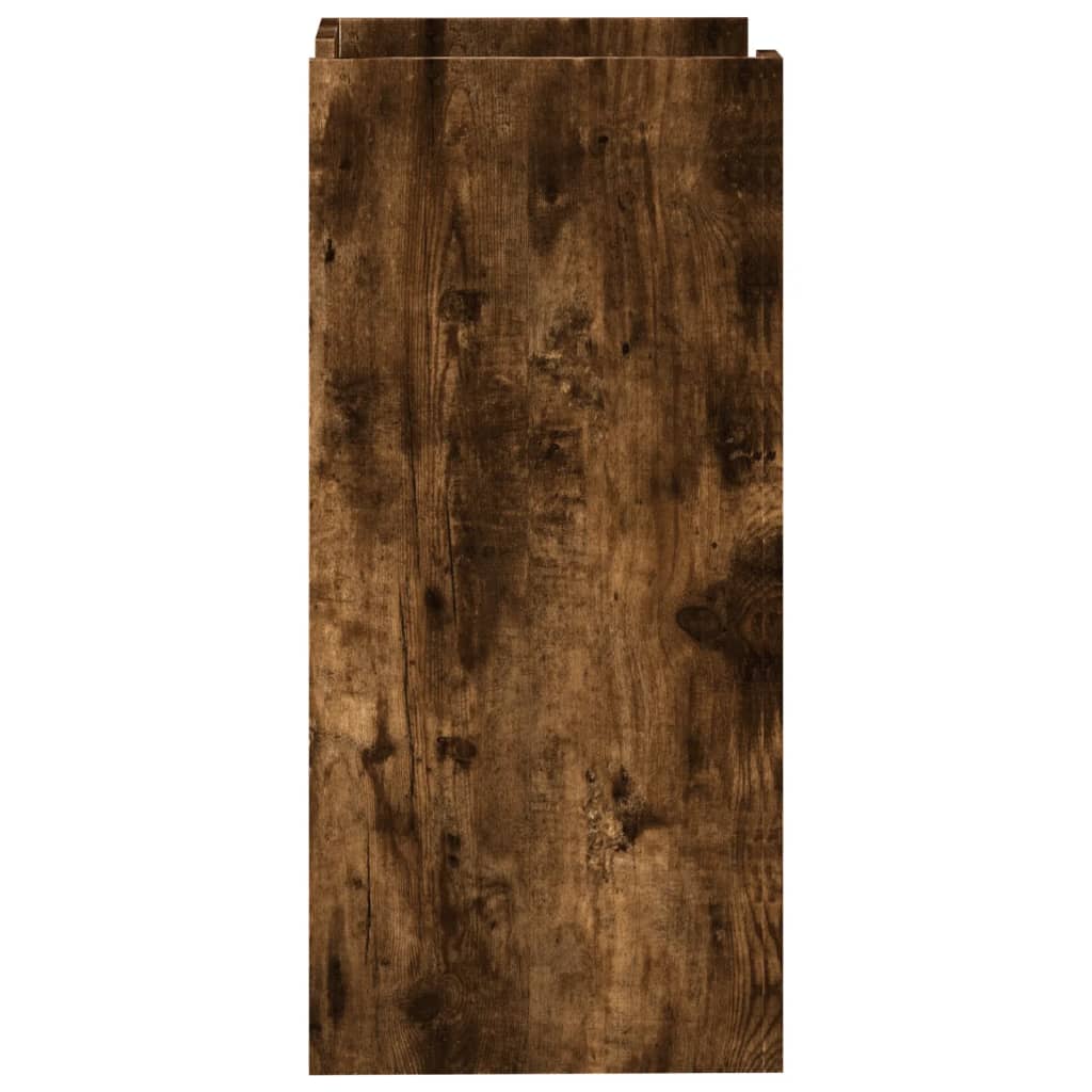 vidaXL Dulap, stejar fumuriu, 45x35x75 cm, lemn prelucrat