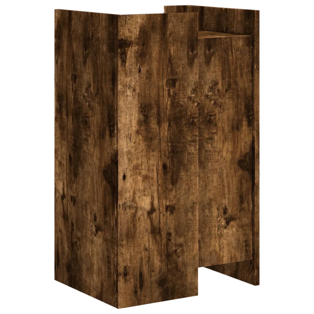 vidaXL Dulap, stejar fumuriu, 45x35x75 cm, lemn prelucrat